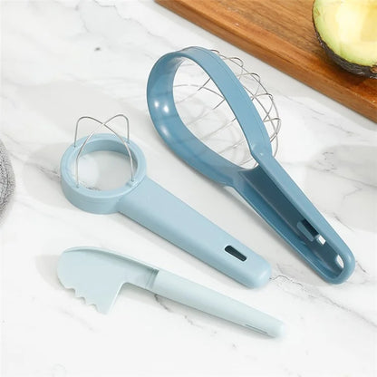 3-in-1 Avocado Slicer Kiwi Fruit Separator Dicing Corer Fruit Separation Tool (BPA Free, No FDA Certificate)