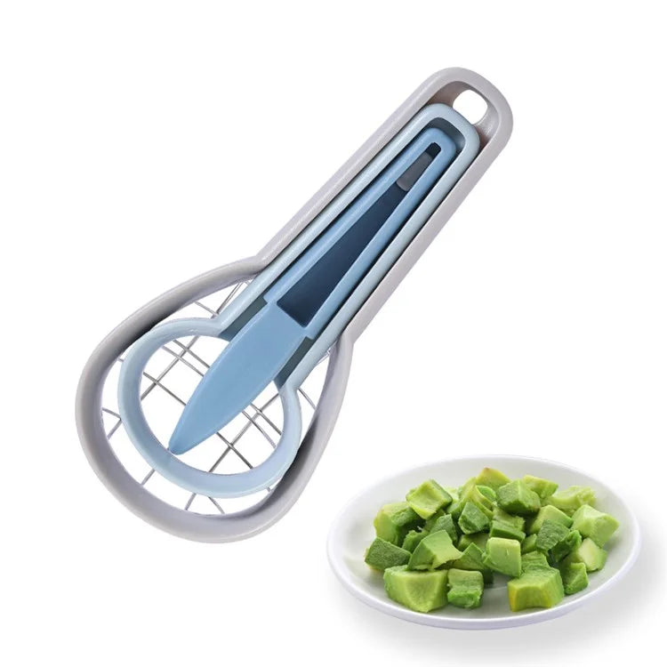3-in-1 Avocado Slicer Kiwi Fruit Separator Dicing Corer Fruit Separation Tool (BPA Free, No FDA Certificate)