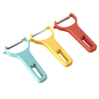 3Pcs / Set Y-shape Multifunctional Stainless Steel Vegetable Peeler Kitchen Fruit Potato Shredder (BPA Free, No FDA Certificate)