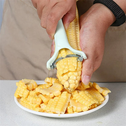 3Pcs / Set PP+Stainless Steel Melon Peeler Cabbage Shredder Multi-function Kitchen Tool (BPA Free, No FDA Certificate)