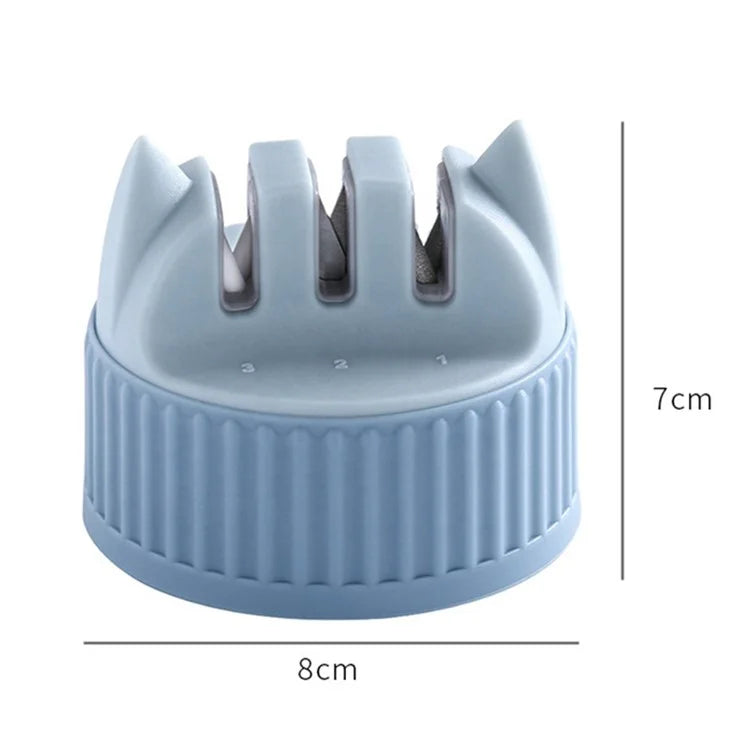 3-stage Mini Knife Sharpener Kitchen Grindstone Tool Pocket Sharpening Stone