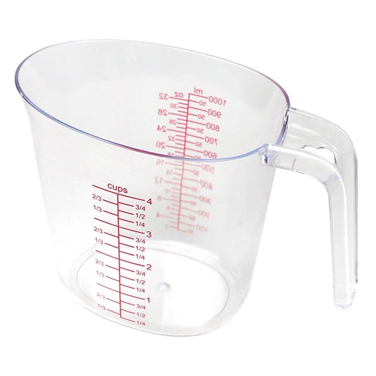 3Pcs / Set Measuring Cups Plastic Stackable Measuring Jugs with Handle Kitchen Tool (BPA Free, No FDA Certificate)