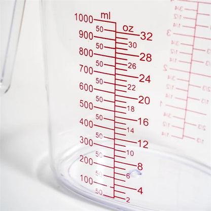 3Pcs / Set Measuring Cups Plastic Stackable Measuring Jugs with Handle Kitchen Tool (BPA Free, No FDA Certificate)