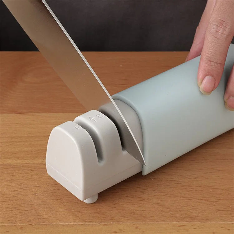 Kitchen 2-stage Knife Sharpener Household Multifunctional Handheld Knife Sharpening Stone