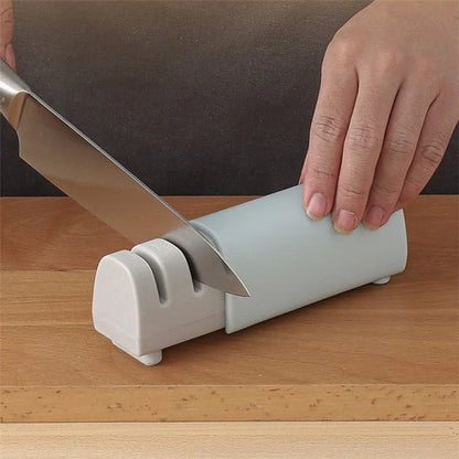 Kitchen 2-stage Knife Sharpener Household Multifunctional Handheld Knife Sharpening Stone