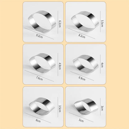 6Pcs / Set Rugby Fondant Cake Frame Cookie Cutters Biscuit Embosser Mold (BPA Free, No FDA)