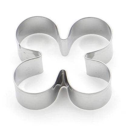 4Pcs Stainless Steel Flower Shape Cookie Cutter Set DIY Baking Mold (BPA Free, No FDA)