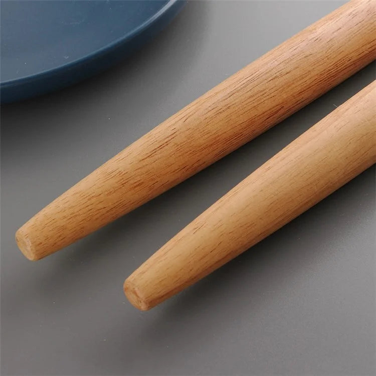 Flour Stirrer Wood Handle Stainless Steel Dough Stirrer Kitchen Tool (BPA Free, No FDA)