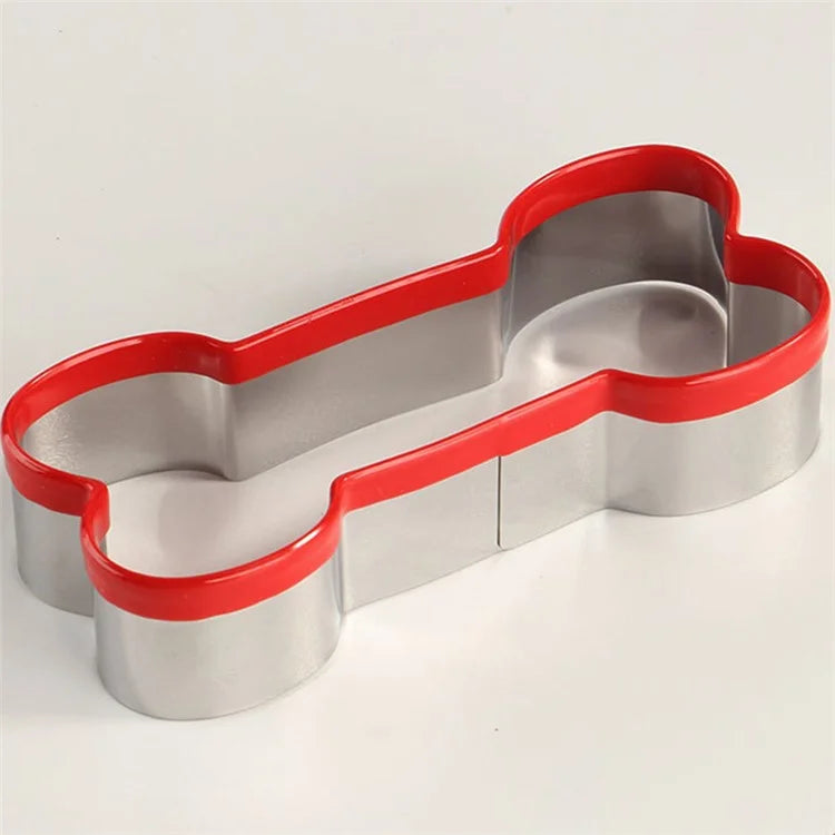 3Pcs / Set Cookie Cutter 430 Stainless Steel + PVC Sandwich Cutting Mold (BPA Free, No FDA)