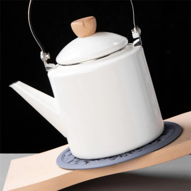 3Pcs 20*20cm Heat Insulation Placemat Chinese Hollow Carving Cup Mat Silicone Coaster