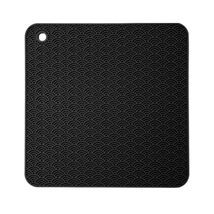 Square Silicone Bowl Dish Heat Insulation Pad Dining Table Protection Mat