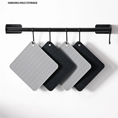 Square Silicone Bowl Dish Heat Insulation Pad Dining Table Protection Mat