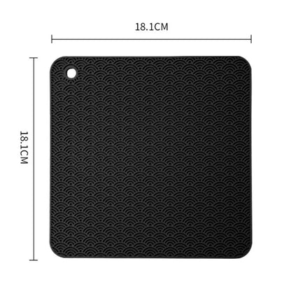 Square Silicone Bowl Dish Heat Insulation Pad Dining Table Protection Mat