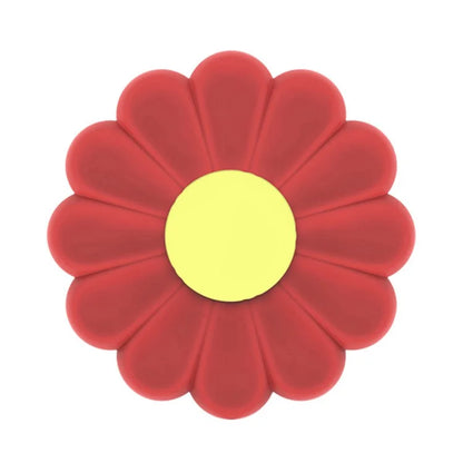 17*17cm Daisy Shape Silicone Heat Insulation Pad Dining Table Anti-scalding Mat