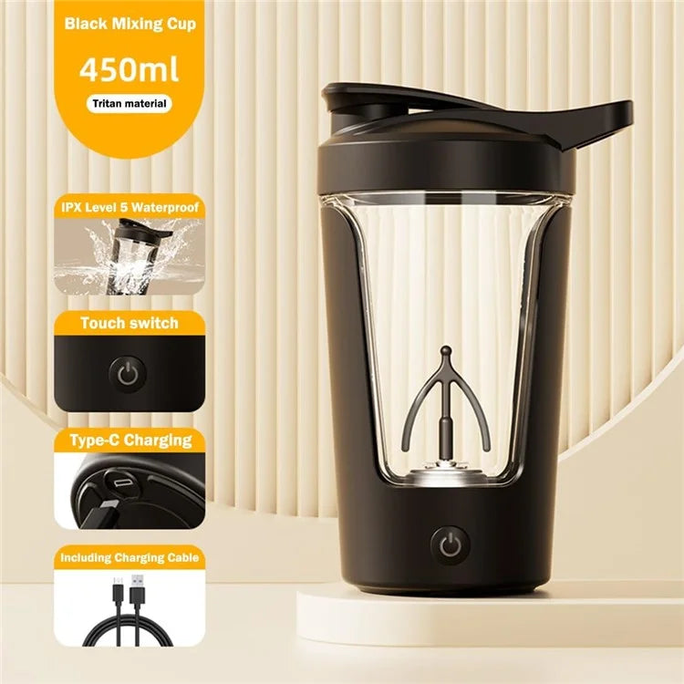 Automatic Electric Stirring Cup Coffee Milk Powder Self Stirring Cup, Rechargeable Type