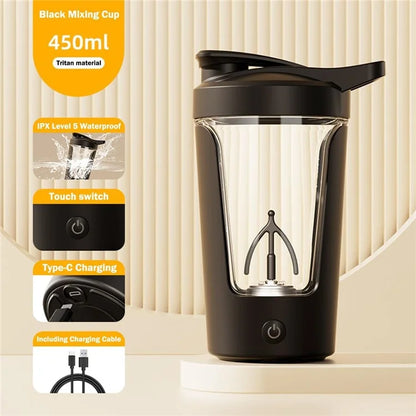 Automatic Electric Stirring Cup Coffee Milk Powder Self Stirring Cup, Rechargeable Type