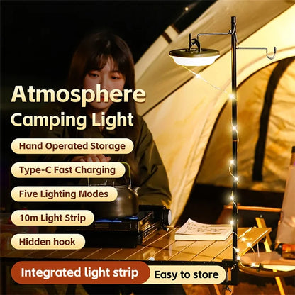 WEST BIKING YP0701425 Camping LED Tent Light Outdoor Campsite Atmosphere Canopy Light