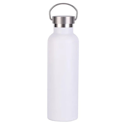 600ml Stainless Steel Water Bottle with Handle Outdoor Sports Insulated Cup (BPA Free, No FDA)