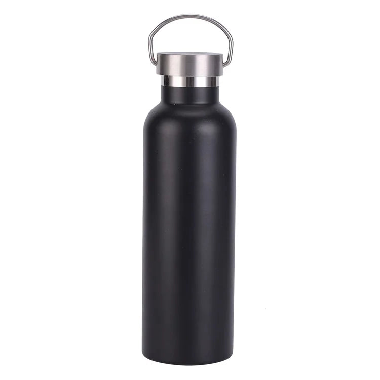600ml Stainless Steel Water Bottle with Handle Outdoor Sports Insulated Cup (BPA Free, No FDA)