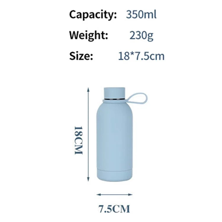 JUNSUNMAY 350ml Candy Color Insulated Water Cup 304 Stainless Steel Vacuum Water Bottle (BPA Free, No FDA Certificate)