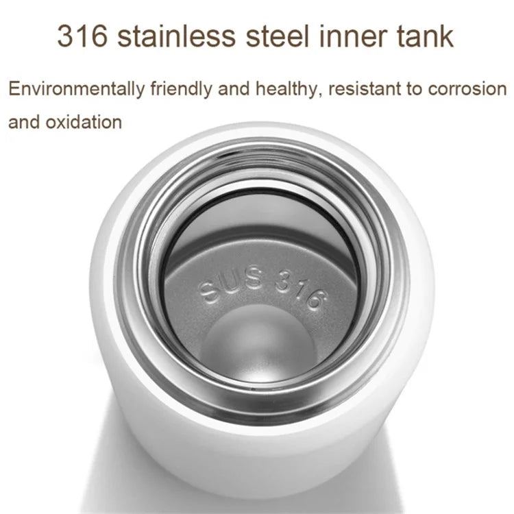300ml 316 Stainless Steel Insulated Cup Hammered Texture Lid Water Bottle with Tea Strainer (BPA-Free, No FDA Certification)