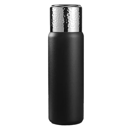 430ml Hammered Texture Lid 316 Stainless Steel Insulated Water Bottle with Tea Strainer (BPA-Free, No FDA Certification)