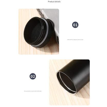 400ml 304 Stainless Steel Insulated Coffee Cup Car Home Water Bottle (BPA-Free, No FDA Certification)