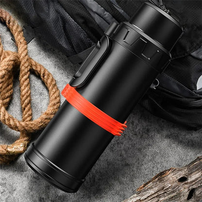 TEAHOO 2500ML 316 Stainless Steel Insulated Cup Home Outdoor Water Bottle (BPA-Free, No FDA)ish Green