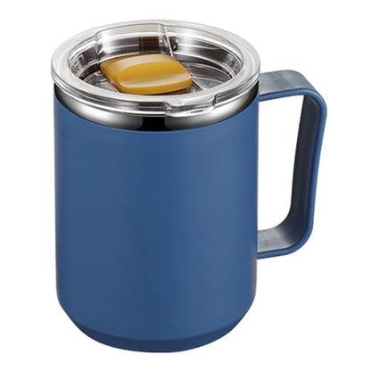 450ml 304 Stainless Steel Travel Mug Insulated Coffee Cup with Lid (BPA Free, No FDA)