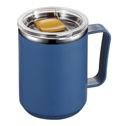 450ml 304 Stainless Steel Travel Mug Insulated Coffee Cup with Lid (BPA Free, No FDA)