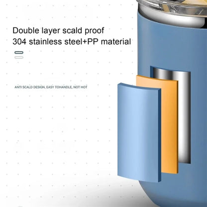 450ml 304 Stainless Steel Travel Mug Insulated Coffee Cup with Lid (BPA Free, No FDA)