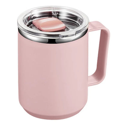 450ml 304 Stainless Steel Travel Mug Insulated Coffee Cup with Lid (BPA Free, No FDA)