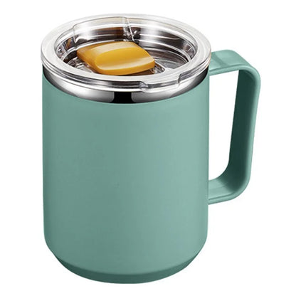 450ml 304 Stainless Steel Travel Mug Insulated Coffee Cup with Lid (BPA Free, No FDA)