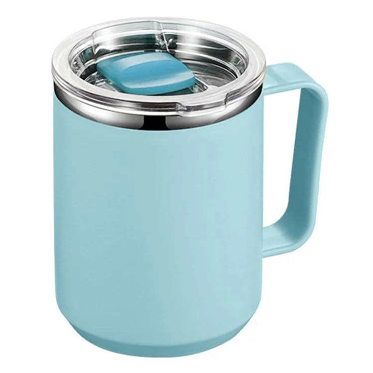 450ml 304 Stainless Steel Travel Mug Insulated Coffee Cup with Lid (BPA Free, No FDA)