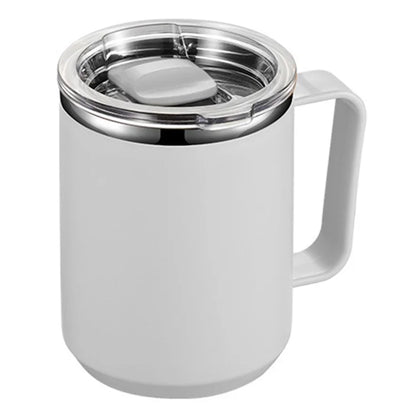 450ml 304 Stainless Steel Travel Mug Insulated Coffee Cup with Lid (BPA Free, No FDA)