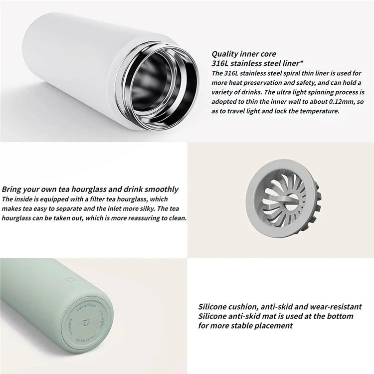 XIAOMI MIJIA MJKDB01PL 350ML Vacuum Cup Insulated Tumbler (No FDA, BPA-Free)