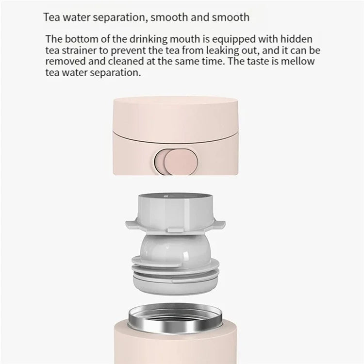 XIAOMI MIJIA MJTGB01PL 480ML Pop-Up Lid Vacuum Insulated Bottle (No FDA, BPA-Free)