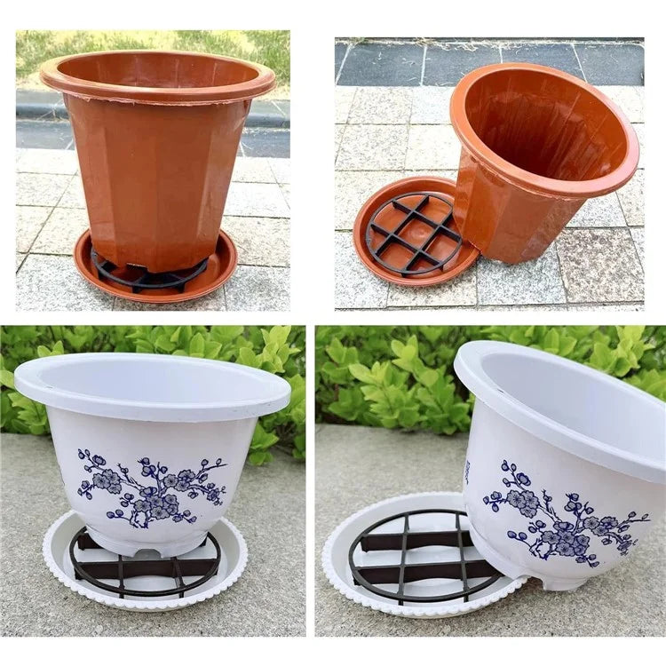 3Pcs Gardening Flower Pot Holder Bottom Pad Plant Pot Plastic Ventilation Heighten Base