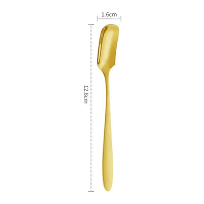 5Pcs / Set Stainless Steel Fork Ice Cream Spoon Kitchen Utensils (BPA Free, No FDA)