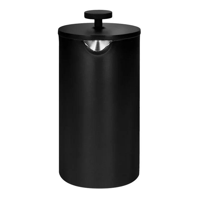 800ml French Press Coffee Maker Stainless Steel Double Walled Insulated Coffee Pot (BPA Free, No FDA) - Black