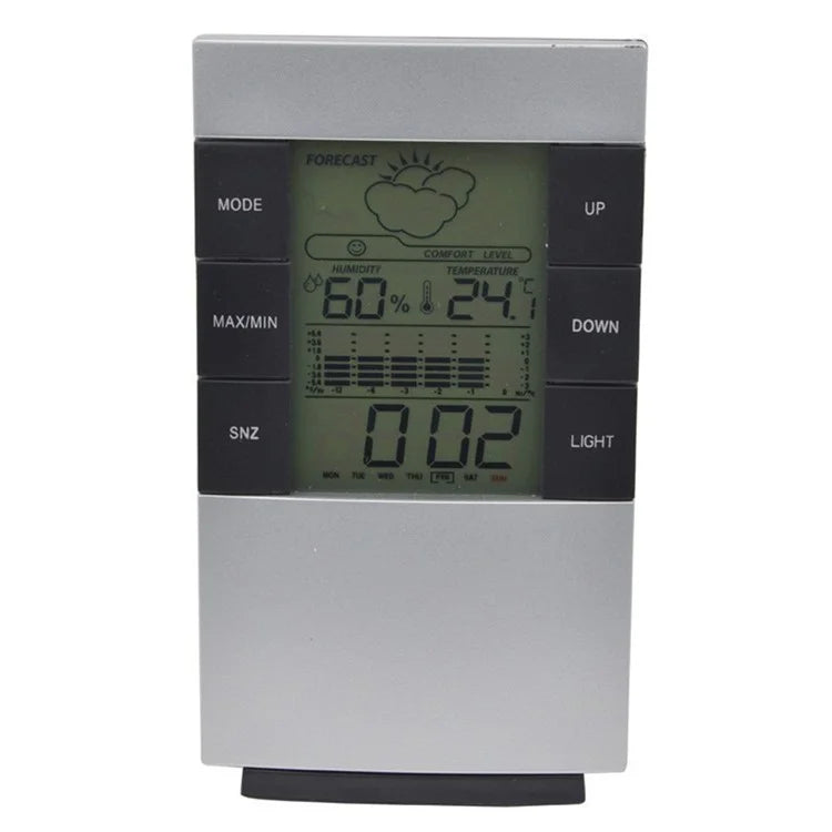 3210 Weather Forecast Creative Home Backlight Electronic Clock Thermometer Hygrometer Alarm Clock