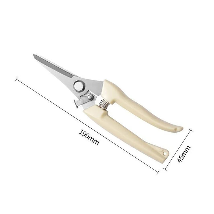 Garden Pruning Shears Scissors Stainless Steel Blade Handheld Pruners