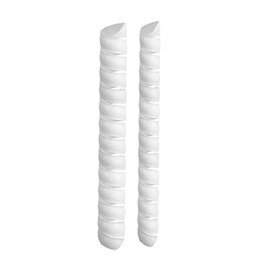 1 Large + 1 Small Tree Trunk Cover Plastic Tree Trunk Wrap Pipe Bark Protectors