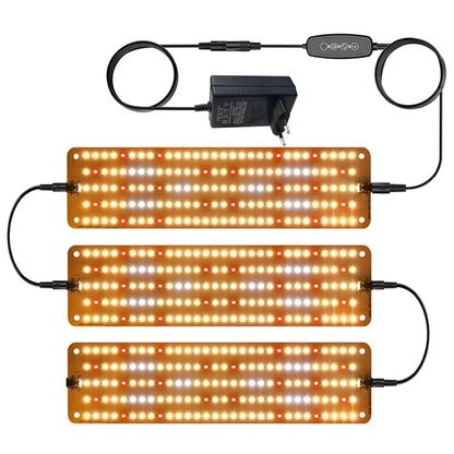 12V 3-Panel Plant Growing Light Plant Shelf Seedling Growth Fill Light, EU Plug