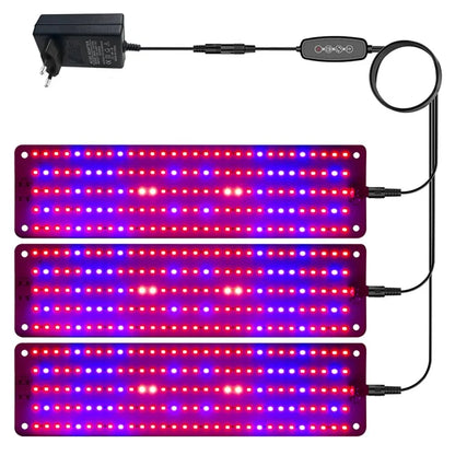 12V 3-Panel Plant Growing Light Plant Shelf Seedling Growth Fill Light, EU Plug