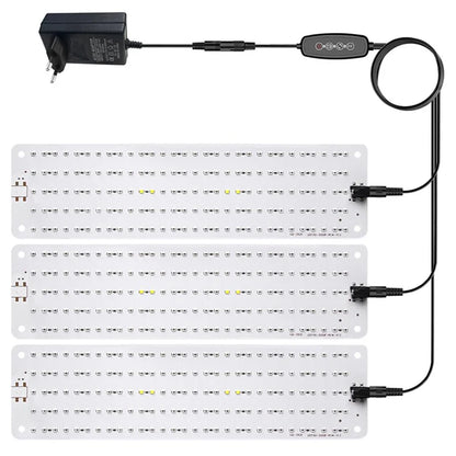 12V 3-Panel Plant Growing Light Plant Shelf Seedling Growth Fill Light, EU Plug