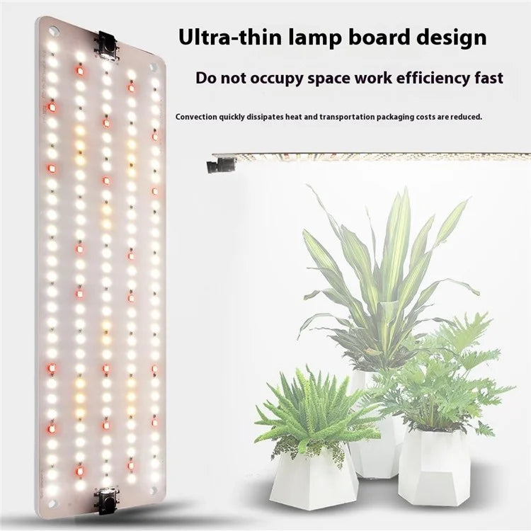 12V 2-Panel Plant Growing Light Potted Plants Shelf Seedling Growth Fill Light, EU Plug