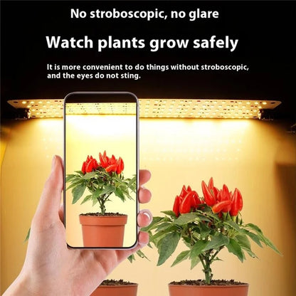 12V 2-Panel Plant Growing Light Potted Plants Shelf Seedling Growth Fill Light, EU Plug