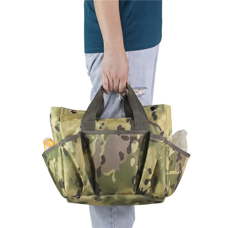 MYDAYS OUTDOOR Portable Folding Stool Iron Tube + 600D Oxford Cloth BBQ Camping Fishing Chair