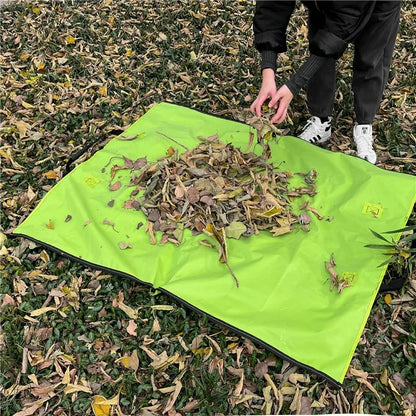 Leaf Collection Bag Garden Waste Organizer Foldable Oxford Cloth Storage Bag